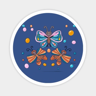 Happy butterflies Magnet